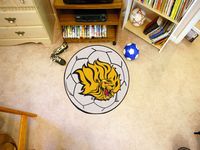 Arkansas - Pine Bluff Golden Lions Soccer Ball Rug