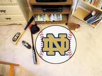 University of Notre Dame Fighting Irish Baseball Rug - ND Logo