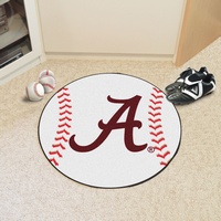 University of Alabama Crimson Tide Baseball Rug
