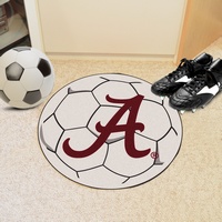 University of Alabama Crimson Tide Soccer Ball Rug