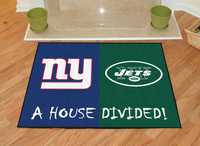 New York Giants - New York Jets House Divided Rug