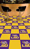 Louisiana State University Tigers Carpet Floor Tiles