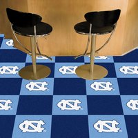 University of North Carolina Tar Heels Carpet Floor Tiles