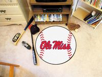 University of Mississippi Rebels Baseball Rug