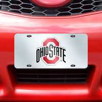 Ohio State Buckeyes Inlaid License Plate
