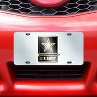 US Army Inlaid License Plate