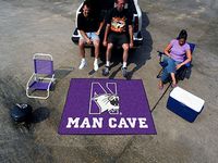 Northwestern University Wildcats Man Cave Tailgater Rug