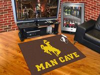 University of Wyoming Cowboys All-Star Man Cave Rug