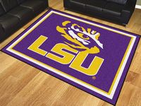 Louisiana State University Tigers 8'x10' Rug