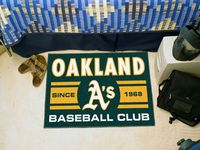 Oakland Athletics Baseball Club Starter Rug