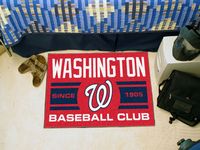 Washington Nationals Baseball Club Starter Rug