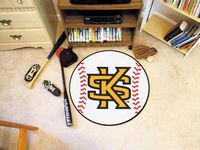 Kennesaw State University Owls Baseball Rug - KS Logo