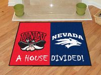 UNLV Rebels - Nevada Wolf Pack House Divided Rug