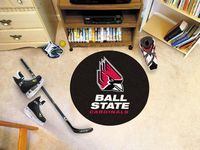 Ball State University Cardinals Hockey Puck Mat