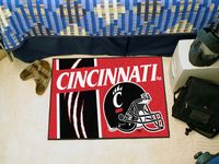 Cincinnati Bearcats Starter Rug - Uniform Inspired