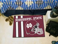 Mississippi State Bulldogs Starter Rug - Uniform Inspired