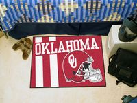 Oklahoma Sooners Starter Rug - Uniform Inspired