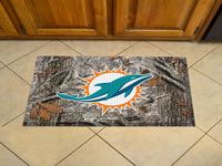 Miami Dolphins Scraper Floor Mat - 19" x 30" Camo