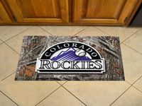 Colorado Rockies Scraper Floor Mat - 19" x 30" Camo