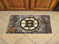 Boston Bruins Scraper Floor Mat - 19" x 30" Camo