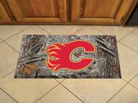Calgary Flames Scraper Floor Mat - 19" x 30" Camo