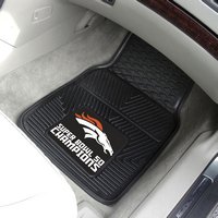 Denver Broncos Super Bowl 50 Champions Heavy Duty Vinyl Car Mats