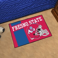 Fresno State Bulldogs Starter Rug - Uniform Inspired