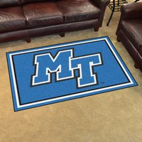 Middle Tennessee State University Blue Raiders 4x6 Rug