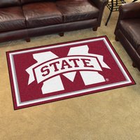 Mississippi State University Bulldogs 4x6 Rug