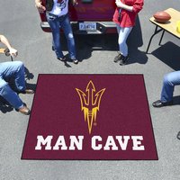 Arizona State Sun Devils Man Cave Tailgater Rug - Pitchfork