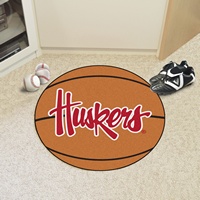 University of Nebraska Cornhuskers Basketball Rug
