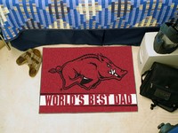 University of Arkansas World's Best Dad Starter Rug