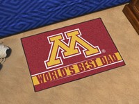 University of Minnesota World's Best Dad Starter Rug