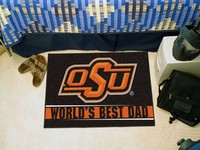 Oklahoma State University World's Best Dad Starter Rug