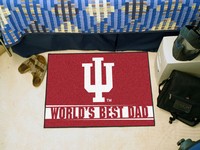 Indiana University World's Best Dad Starter Rug