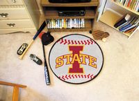 Iowa State University Cyclones Baseball Rug