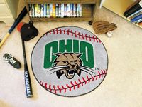 Ohio University Bobcats Baseball Rug