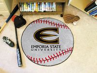 Emporia State University Hornets Baseball Rug