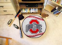 Ohio State University Buckeyes Baseball Rug