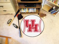 University of Houston Cougars Baseball Rug
