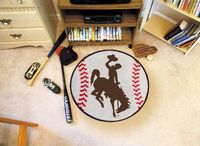 University of Wyoming Cowboys Baseball Rug