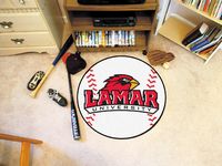 Lamar University Cardinals Baseball Rug