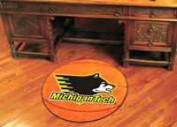 Michigan Technological University Huskies Basketball Rug