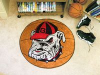 University of Georgia Bulldogs Basketball Rug - Uga