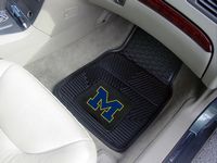 University of Michigan Wolverines Heavy Duty Vinyl Car Mats