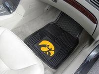 University of Iowa Hawkeyes Heavy Duty Vinyl Car Mats