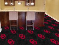 University of Oklahoma Sooners Carpet Floor Tiles