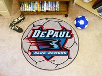 DePaul University Blue Demons Soccer Ball Rug