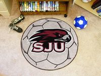 Saint Joseph's University Hawks Soccer Ball Rug