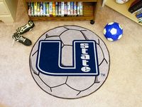 Utah State University Aggies Soccer Ball Rug
